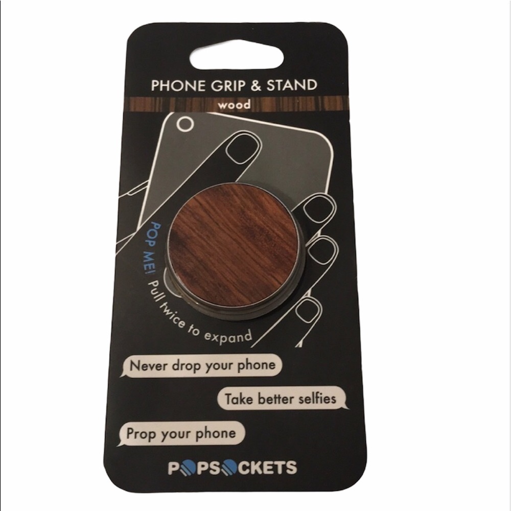 PopSockets Wood PopSocket One Size